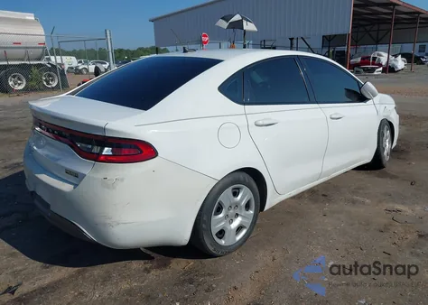 2016 Dodge Dart Se from USA, damaged, VIN 1C3CDFAA7GD684645
